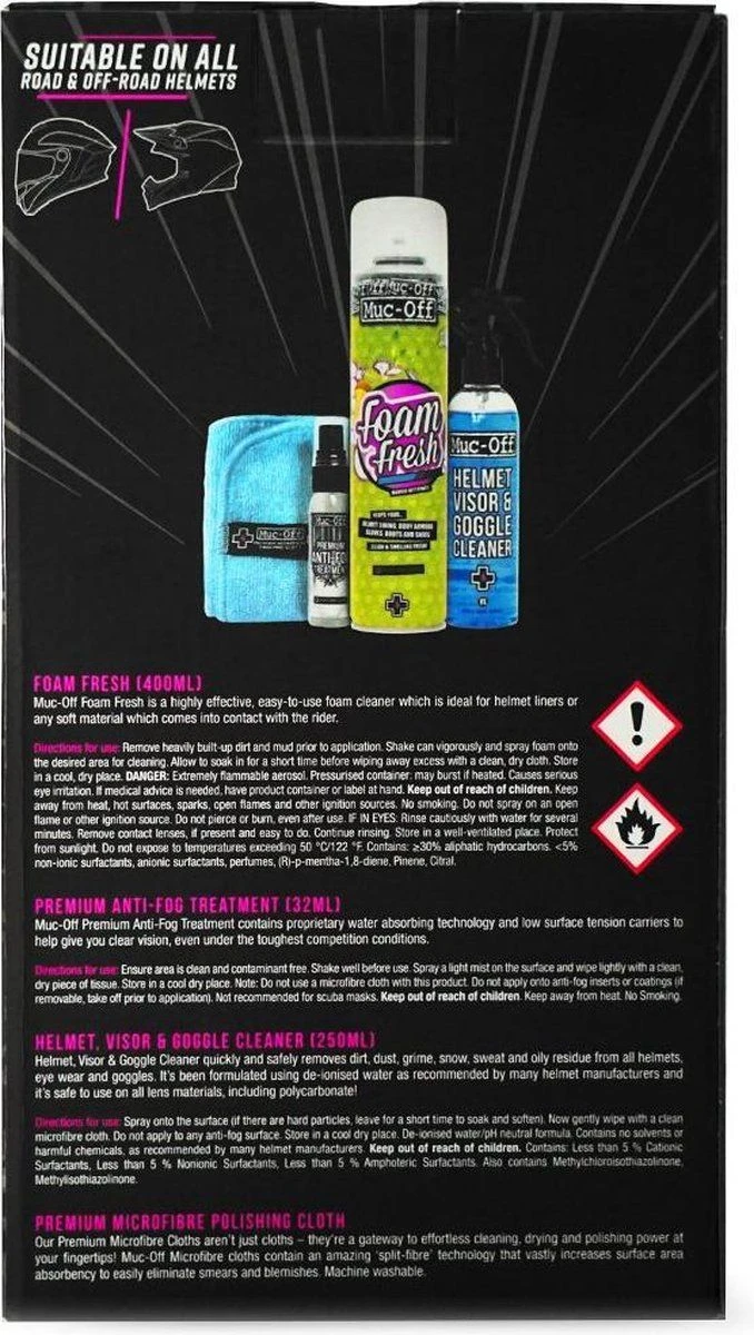 Muc-Off Helm Onderhoudspakket 4 Muc-Off Helm Onderhoudspakket - Afbeelding 4