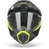 AGV AX9 Siberia Mat Zwart Geel Fluo Adventure Helm
