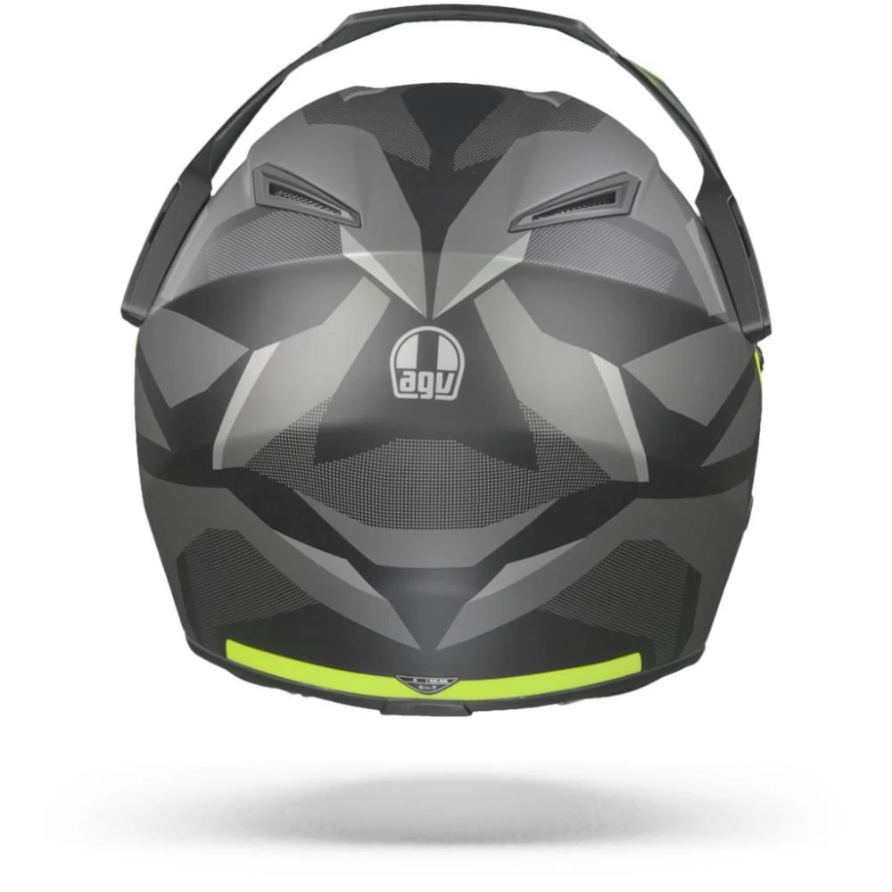 AGV AX9 Siberia Mat Zwart Geel Fluo Adventure Helm 5 AGV AX9 Siberia Mat Zwart Geel Fluo Adventure Helm - Afbeelding 5