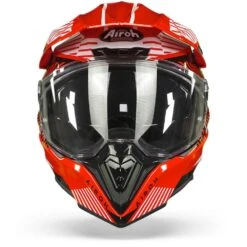 Airoh Commander Boost Rood Glanzend Adventure Helm -Motoronderdelen Winkel Airoh commander boost red gloss.01