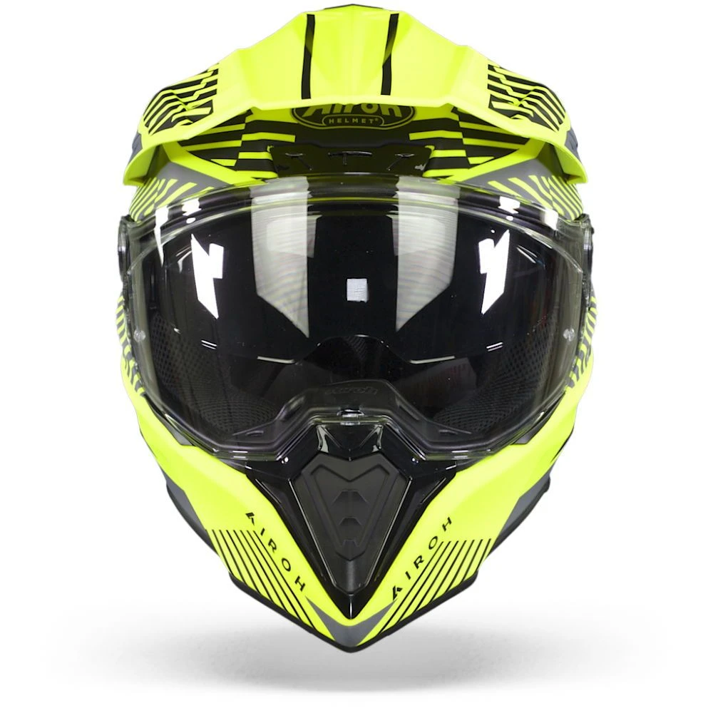 Airoh Commander Boost Mat Geel Adventure Helm 5 Airoh Commander Boost Mat Geel Adventure Helm - Afbeelding 5