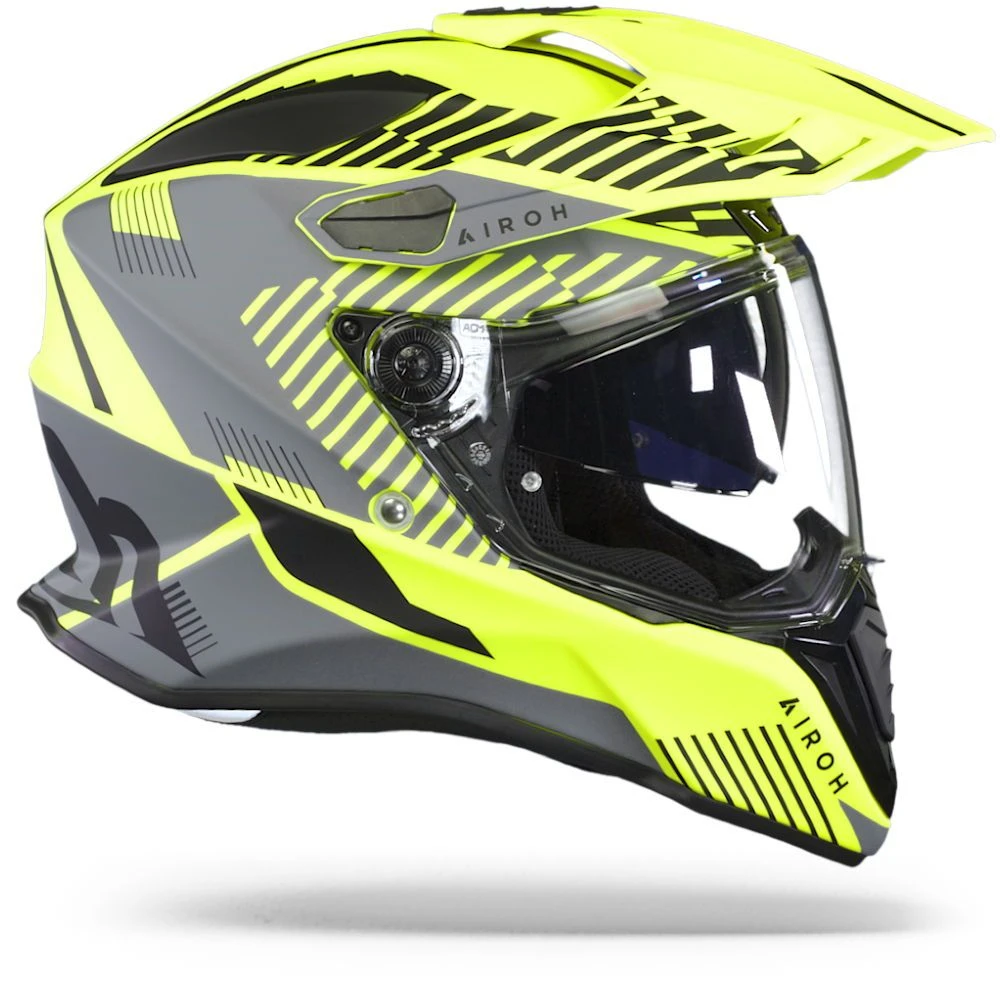 Airoh Commander Boost Mat Geel Adventure Helm 2 Airoh Commander Boost Mat Geel Adventure Helm - Afbeelding 2