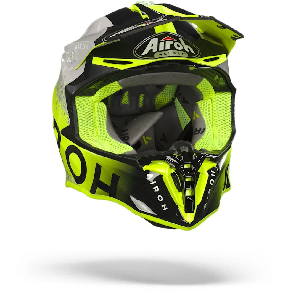 Airoh Twist 2.0 Bit Geel Grijs Crosshelm 4 Airoh Twist 2.0 Bit Geel Grijs Crosshelm - Afbeelding 4