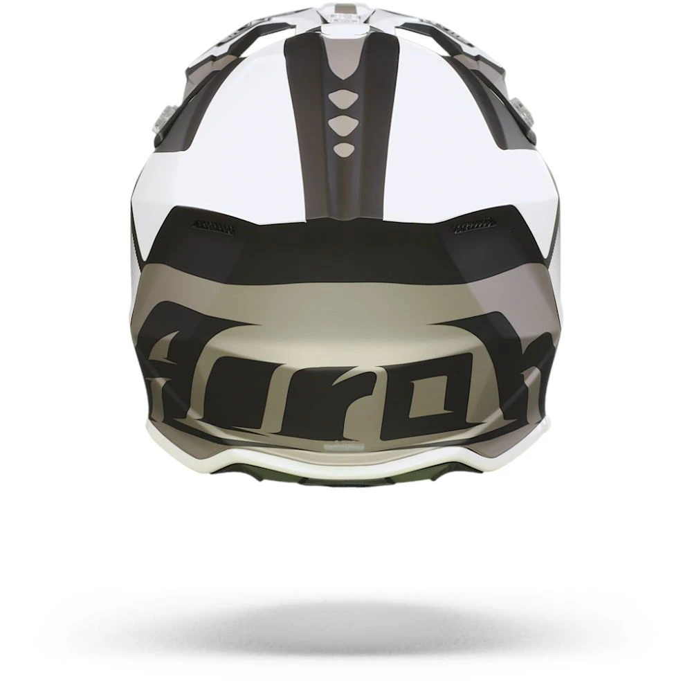 Airoh Wraap Raze Zwart Wit Crosshelm 2 Airoh Wraap Raze Zwart Wit Crosshelm - Afbeelding 2