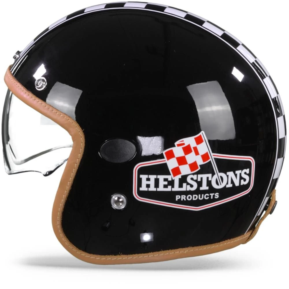 Helstons Flag Carbon Fiber Black Jethelm 6 Helstons Flag Carbon Fiber Black Jethelm - Afbeelding 6