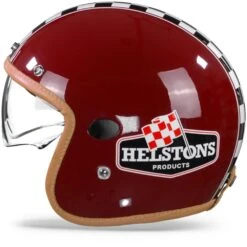 Helstons Flag Carbon Fiber Burgundy Jethelm -Motoronderdelen Winkel HelstonsFlagRed.11