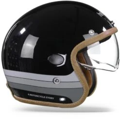 Helstons Mora Carbon Fiber Black Jethelm