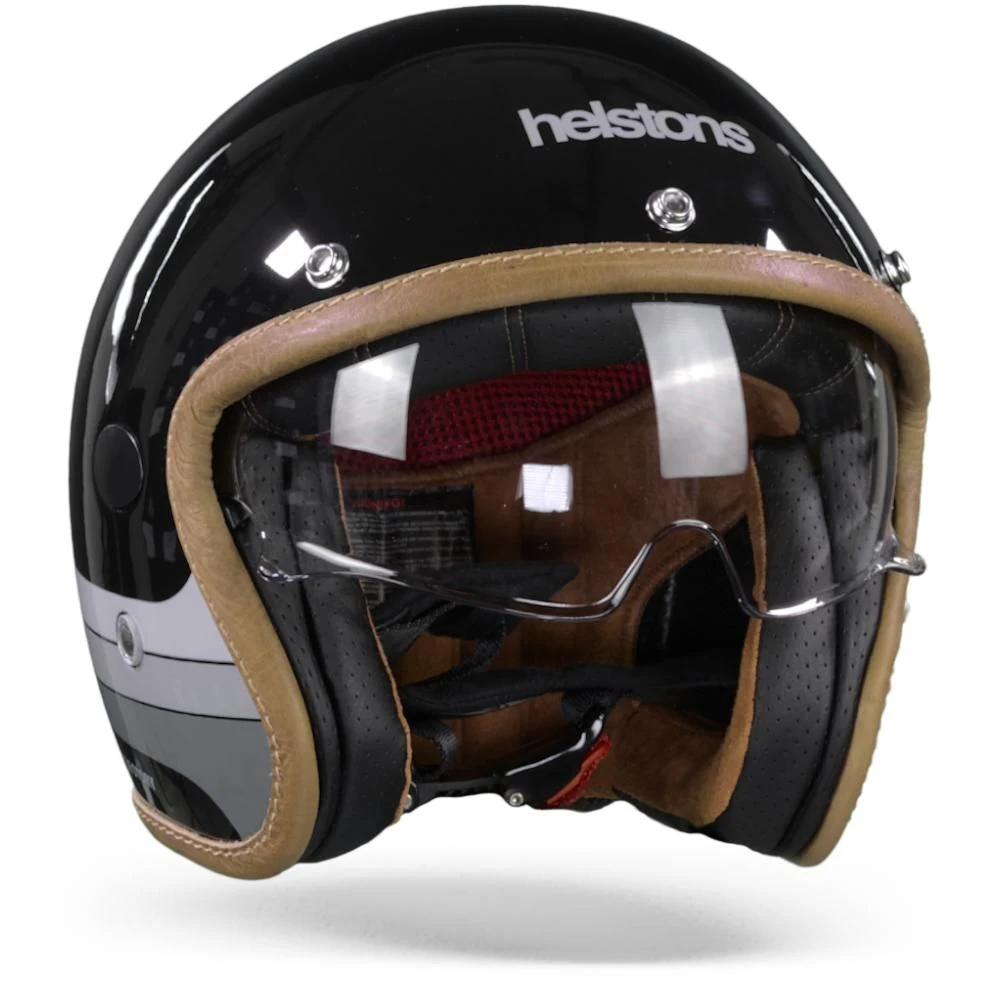 Helstons Mora Carbon Fiber Black Jethelm 2 Helstons Mora Carbon Fiber Black Jethelm - Afbeelding 2