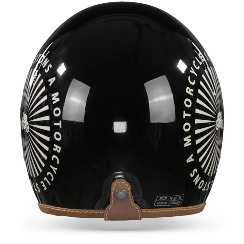 Helstons Sun Carbon Fiber Black Jethelm 2 Helstons Sun Carbon Fiber Black Jethelm - Afbeelding 2