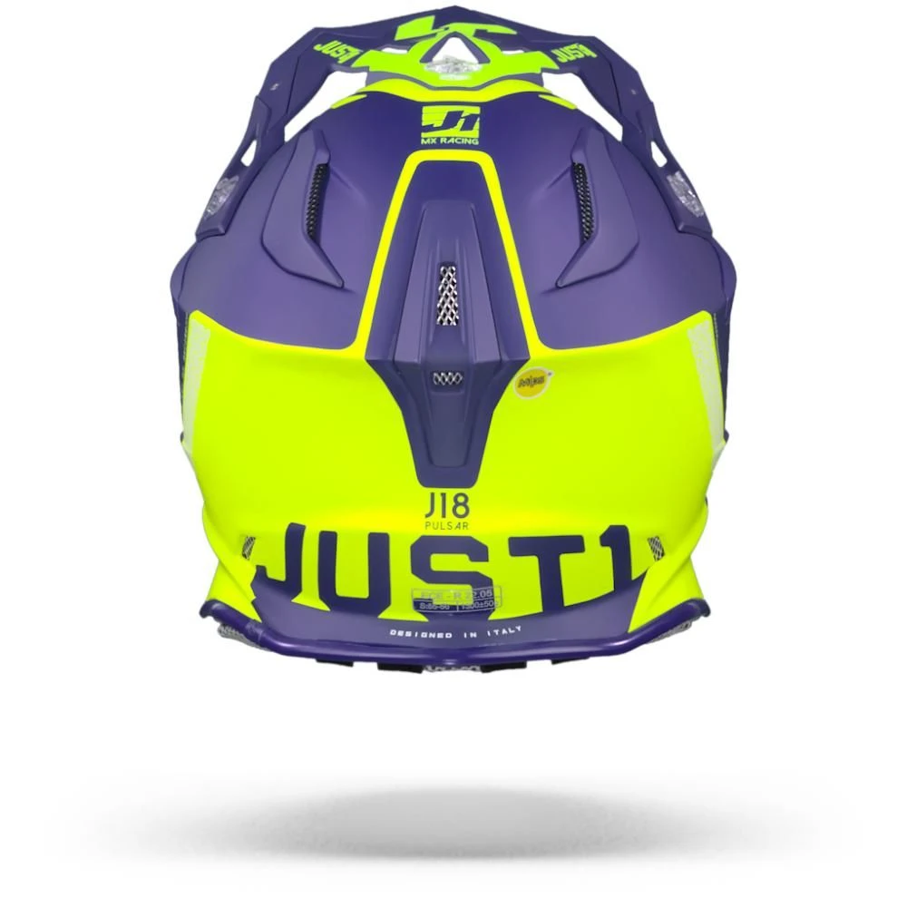Just1 J18 MIPS Pulsar Geel Fluo Blauw 4 Just1 J18 MIPS Pulsar Geel Fluo Blauw - Afbeelding 4