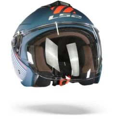 LS2 OF573 Twister II Luna Mat Blauw Wit Jethelm 9 LS2 OF573 Twister II Luna Mat Blauw Wit Jethelm -Motoronderdelen Winkel Ls2 of 573 twister II luna matt blue white.35