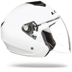 LS2 OF573 Twister II Single Mono Glanzend Wit Jethelm -Motoronderdelen Winkel Ls2 of573 twister II single mono gloss white.29