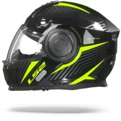 LS2 FF902 Scope Skid Zwart Hi-Vis Yellow Systeemhelm 9 LS2 FF902 Scope Skid Zwart Hi-Vis Yellow Systeemhelm -Motoronderdelen Winkel Ls2ff902scopeskidblackhivisyellow.11