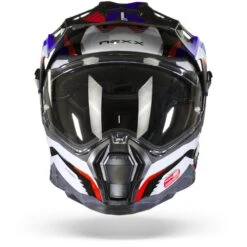 Nexx X.Wed2 Columbus Blauw Rood Zwart Adventure Helm -Motoronderdelen Winkel Nexx x wed 2 columbus blue red black.01