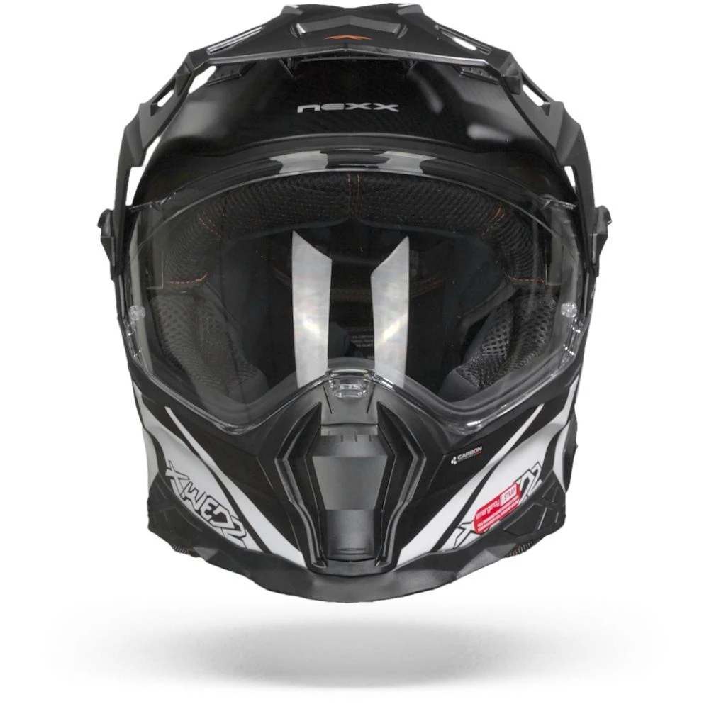 Nexx X.Wed2 Carbon Vaal Wit Neon Mat Adventure Helm 1 Nexx X.Wed2 Carbon Vaal Wit Neon Mat Adventure Helm