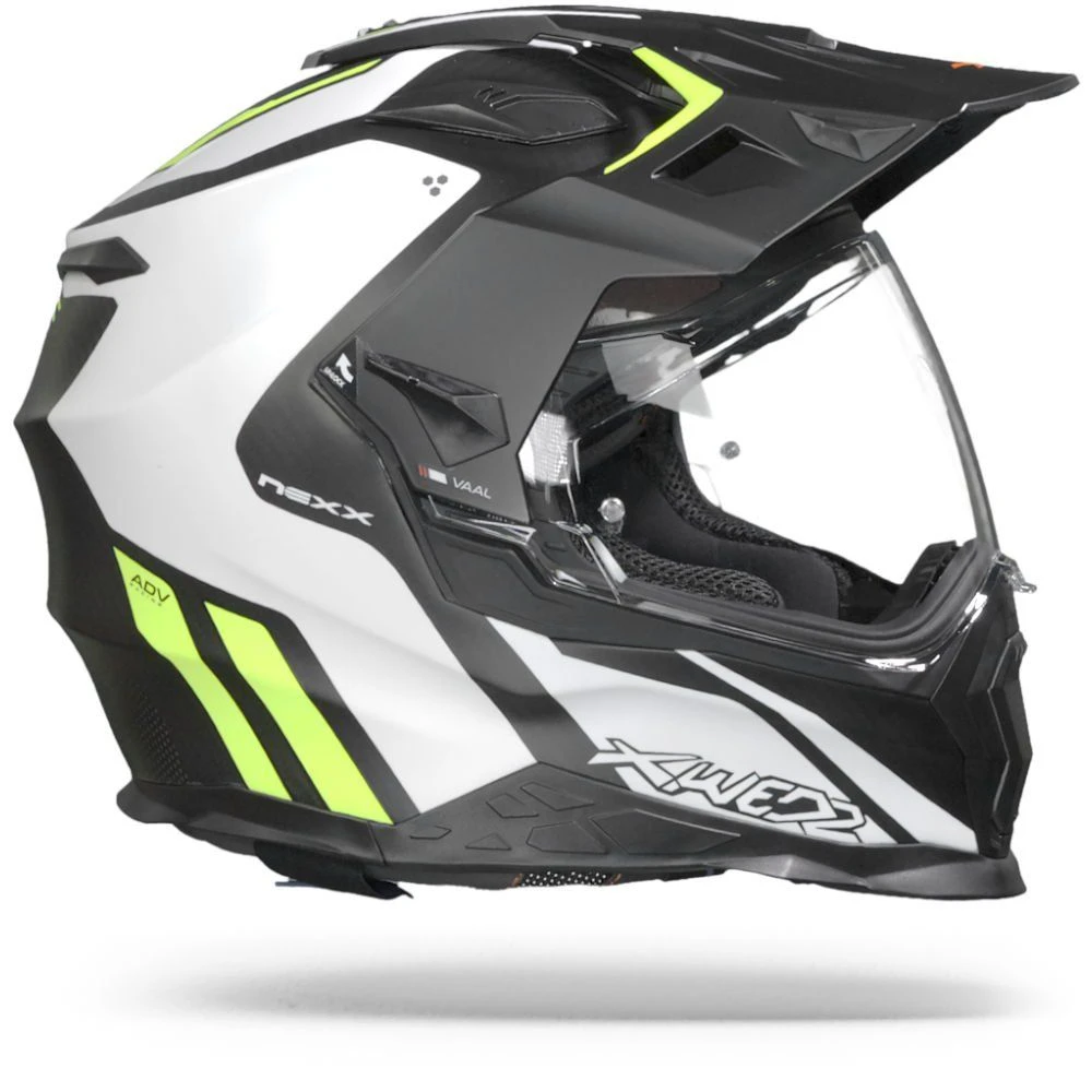 Nexx X.Wed2 Carbon Vaal Wit Neon Mat Adventure Helm 6 Nexx X.Wed2 Carbon Vaal Wit Neon Mat Adventure Helm - Afbeelding 6