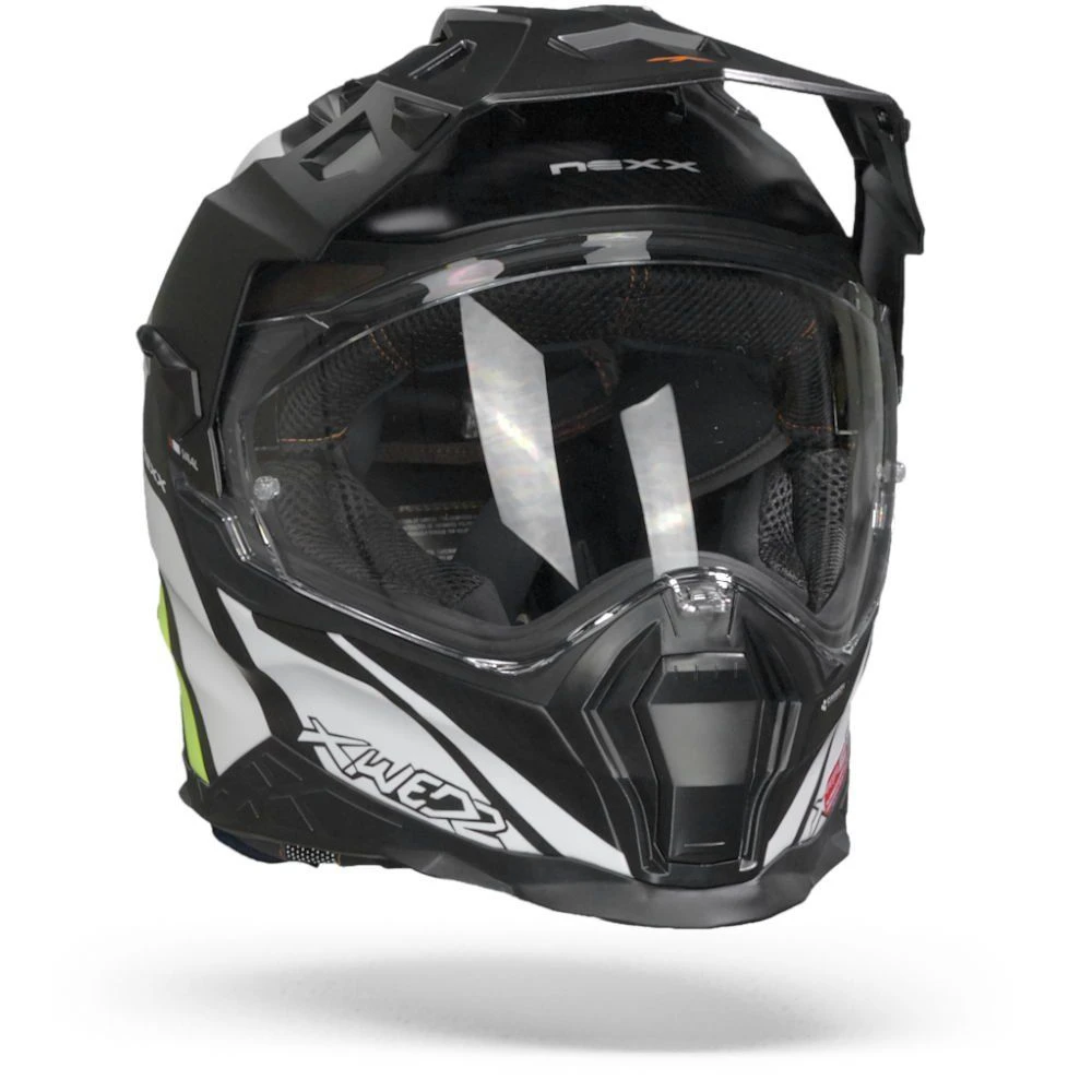 Nexx X.Wed2 Carbon Vaal Wit Neon Mat Adventure Helm 2 Nexx X.Wed2 Carbon Vaal Wit Neon Mat Adventure Helm - Afbeelding 2