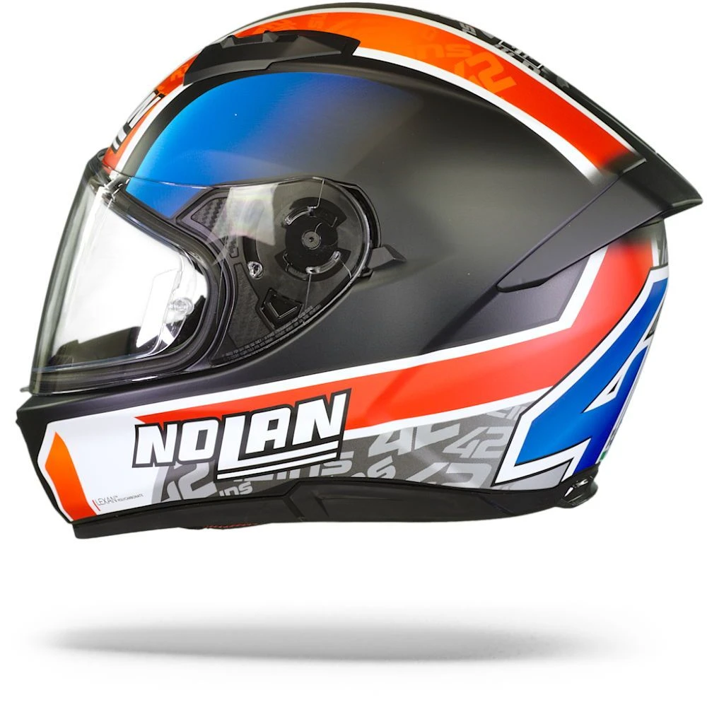 Nolan N60-6 Gemini Replica 44 A. Rins Mat Zwart Integraalhelm 2 Nolan N60-6 Gemini Replica 44 A. Rins Mat Zwart Integraalhelm - Afbeelding 2