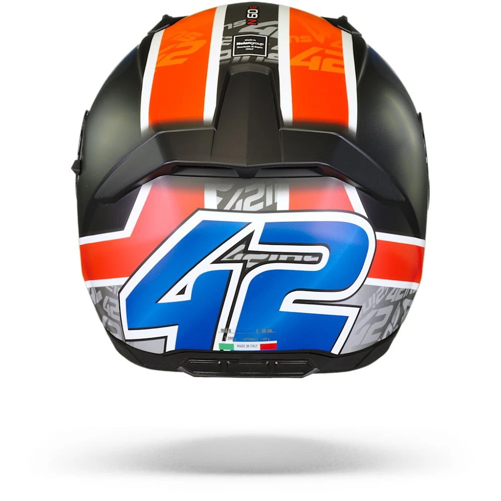 Nolan N60-6 Gemini Replica 44 A. Rins Mat Zwart Integraalhelm 4 Nolan N60-6 Gemini Replica 44 A. Rins Mat Zwart Integraalhelm - Afbeelding 4