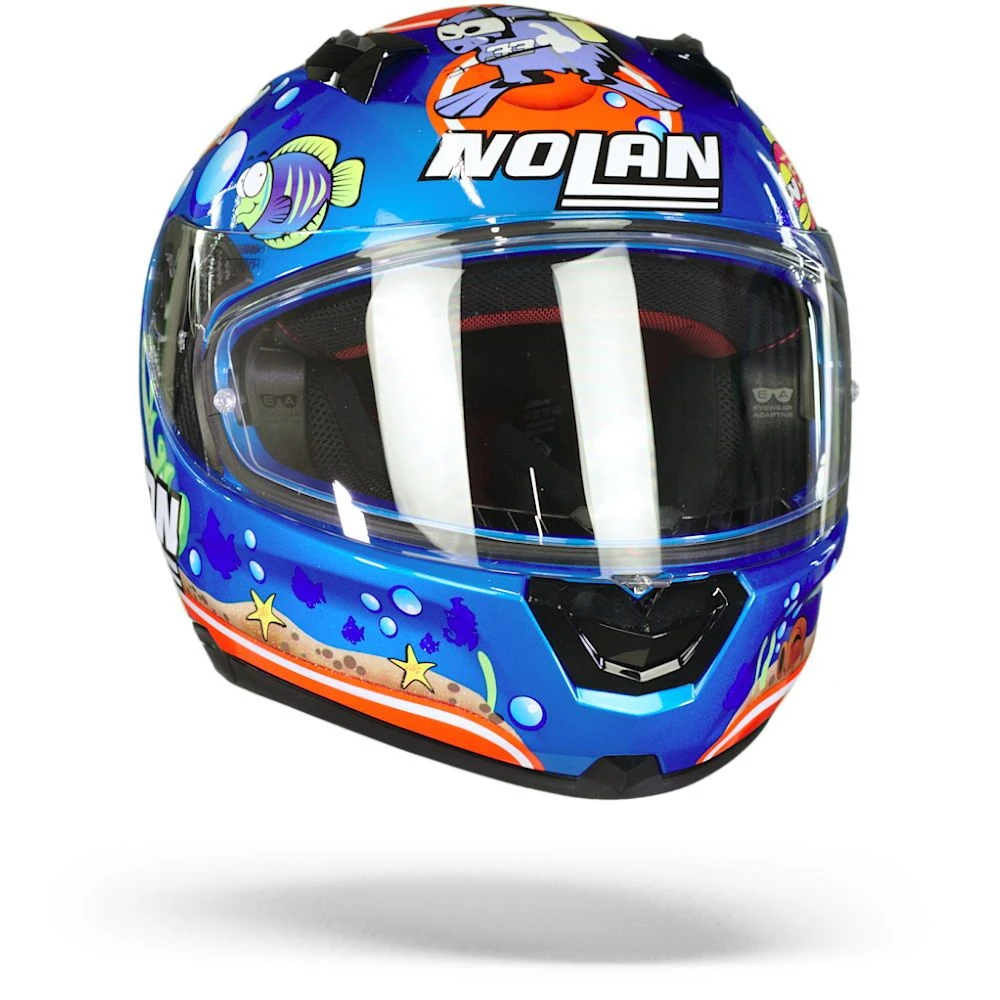 Nolan N60-6 Gemini Replica 51 M. Melandri Aquarium Saphire Blauw Integraalhelm 3 Nolan N60-6 Gemini Replica 51 M. Melandri Aquarium Saphire Blauw Integraalhelm - Afbeelding 3