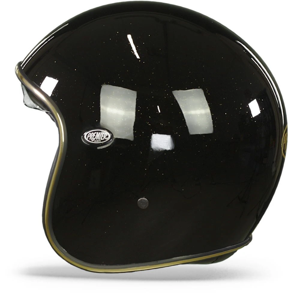 Premier® Premier Vintage Evo U 9 Glitter Gold Jethelm 2 Premier® Premier Vintage Evo U 9 Glitter Gold Jethelm - Afbeelding 2