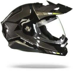 Scorpion ADX-2 Camino Zwart-Silver-Neon Geel Adventure Helm -Motoronderdelen Winkel Scorpion Adx 2 Camino Black Silver Neon Yellow.29