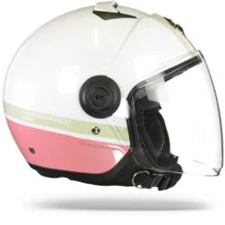 Scorpion EXO-City Strada Wit-Coral-Groen Jethelm -Motoronderdelen Winkel Scorpion Exo City Strada White Coral Green.29