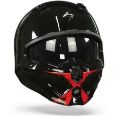 Scorpion Covert-X Tanker Zwart-Rood Jethelm -Motoronderdelen Winkel Scorpion covert x tanker black red.35