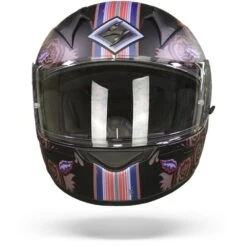 Scorpion EXO-390 Chica II Mat Zwart Roze Integraalhelm -Motoronderdelen Winkel Scorpion exo 390 chica II black pink.01