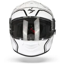 Scorpion EXO-491 West Wit Zwart Integraalhelm 8 Scorpion EXO-491 West Wit Zwart Integraalhelm -Motoronderdelen Winkel Scorpion exo 491 west white black.01