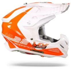 Scorpion VX-22 Air Ares Wit-Neon Rood Crosshelm -Motoronderdelen Winkel Scorpion vx 22 air ares white neon red.29