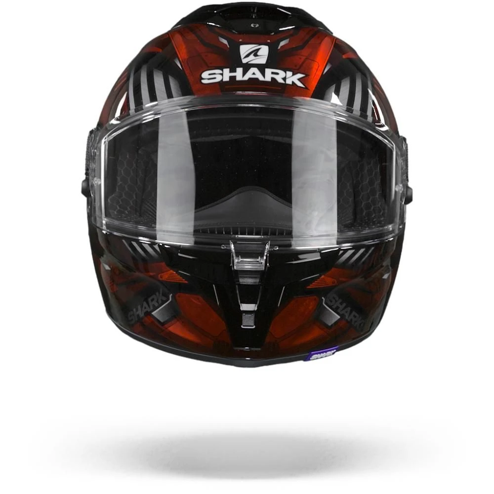 Shark Spartan GT Replikan KUR Zwart Chrome Rood Integraalhelm 1 Shark Spartan GT Replikan KUR Zwart Chrome Rood Integraalhelm