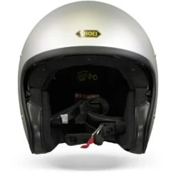 Shoei J.O Mat Licht Zilver Jethelm 8 Shoei J.O Mat Licht Zilver Jethelm -Motoronderdelen Winkel Shoei J.O matt light silver.01