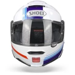 Shoei Neotec II Separator TC-10 Wit Blauw Rood Systeemhelm -Motoronderdelen Winkel Shoeineotec2separatortc 10whitebluered.01