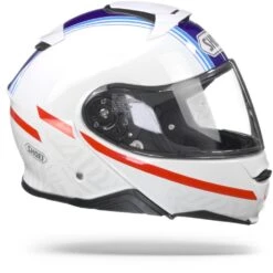 Shoei Neotec II Separator TC-10 Wit Blauw Rood Systeemhelm -Motoronderdelen Winkel Shoeineotec2separatortc 10whitebluered.29