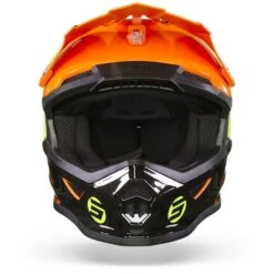 SHOT Furious Kid Roll Oranje Neon Geel Glanzend Crosshelm -Motoronderdelen Winkel Shot furious kid roll orange neon yellow glossy.01