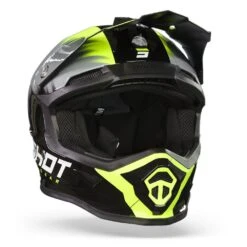 Shot Furious Kid Versus Grijs Neon Geel Crosshelm -Motoronderdelen Winkel Shot kid versus grey neon yellow.35