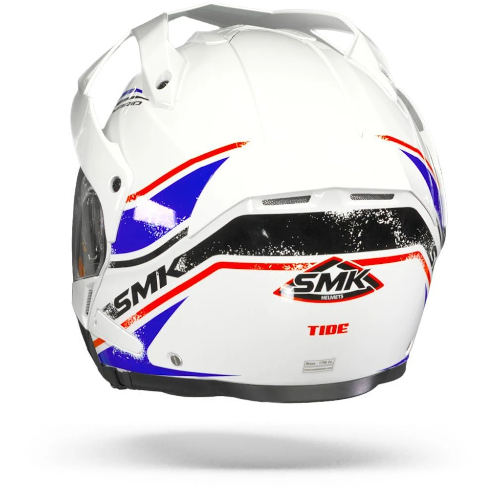 SMK Hybrid Evo Tide Wit Blauw Multihelm 5 SMK Hybrid Evo Tide Wit Blauw Multihelm - Afbeelding 5