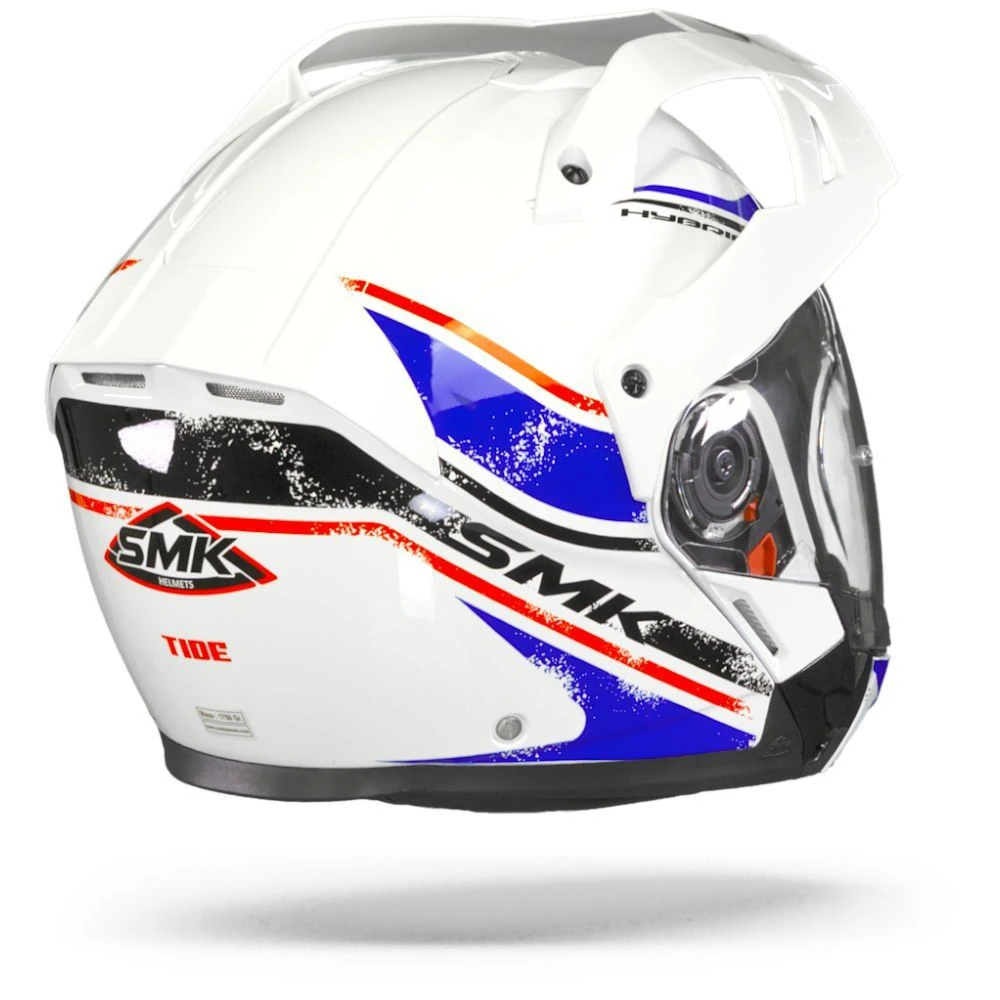 SMK Hybrid Evo Tide Wit Blauw Multihelm 2 SMK Hybrid Evo Tide Wit Blauw Multihelm - Afbeelding 2