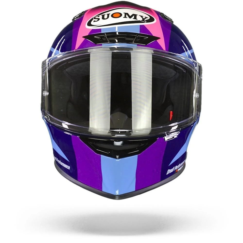 Suomy Track 1 Bastianini Replica Blauw Paars Integraalhelm 2 Suomy Track 1 Bastianini Replica Blauw Paars Integraalhelm - Afbeelding 2