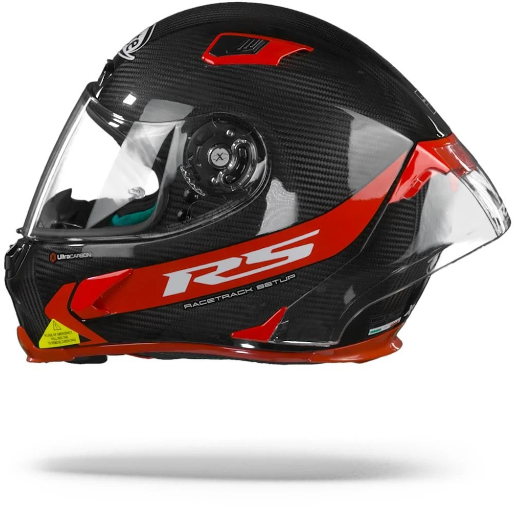 X-Lite X-803 RS Ultra Carbon Hot Lap 13 Carbon Zwart Rood Integraalhelm 3 X-Lite X-803 RS Ultra Carbon Hot Lap 13 Carbon Zwart Rood Integraalhelm - Afbeelding 3