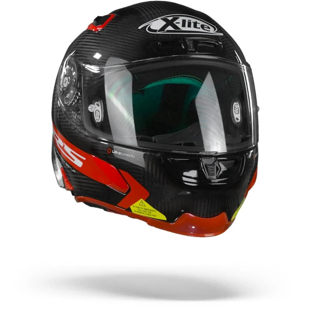 X-Lite X-803 RS Ultra Carbon Hot Lap 13 Carbon Zwart Rood Integraalhelm 5 X-Lite X-803 RS Ultra Carbon Hot Lap 13 Carbon Zwart Rood Integraalhelm - Afbeelding 5