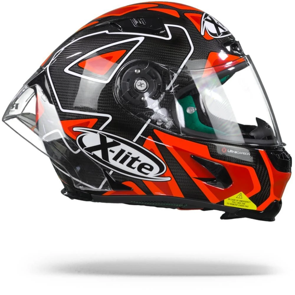 X-Lite X-803 RS Ultra Carbon Petrucci 027 Integraalhelm 5 X-Lite X-803 RS Ultra Carbon Petrucci 027 Integraalhelm - Afbeelding 5