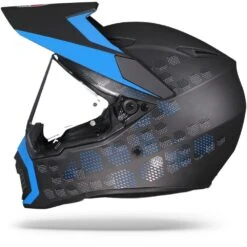 AGV AX9 Antartica Mat Zwart Blauw Adventure Helm -Motoronderdelen Winkel agv ax9 antartica matt black cyan.10 1
