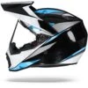 AGV AX9 North Zwart Wit Blauw Adventure Helm