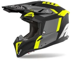 Airoh Aviator 3 Glory Geel Mat Offroad Helm 5 Airoh Aviator 3 Glory Geel Mat Offroad Helm -Motoronderdelen Winkel airoh aviator 3 glory yellow matt helmet 1