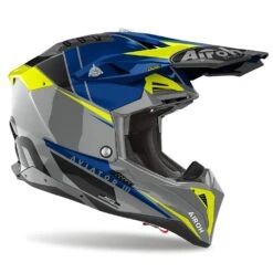 Airoh Aviator 3 Push Blauw Offroad Helm 5 Airoh Aviator 3 Push Blauw Offroad Helm -Motoronderdelen Winkel airoh aviator 3 push blue helmet 3