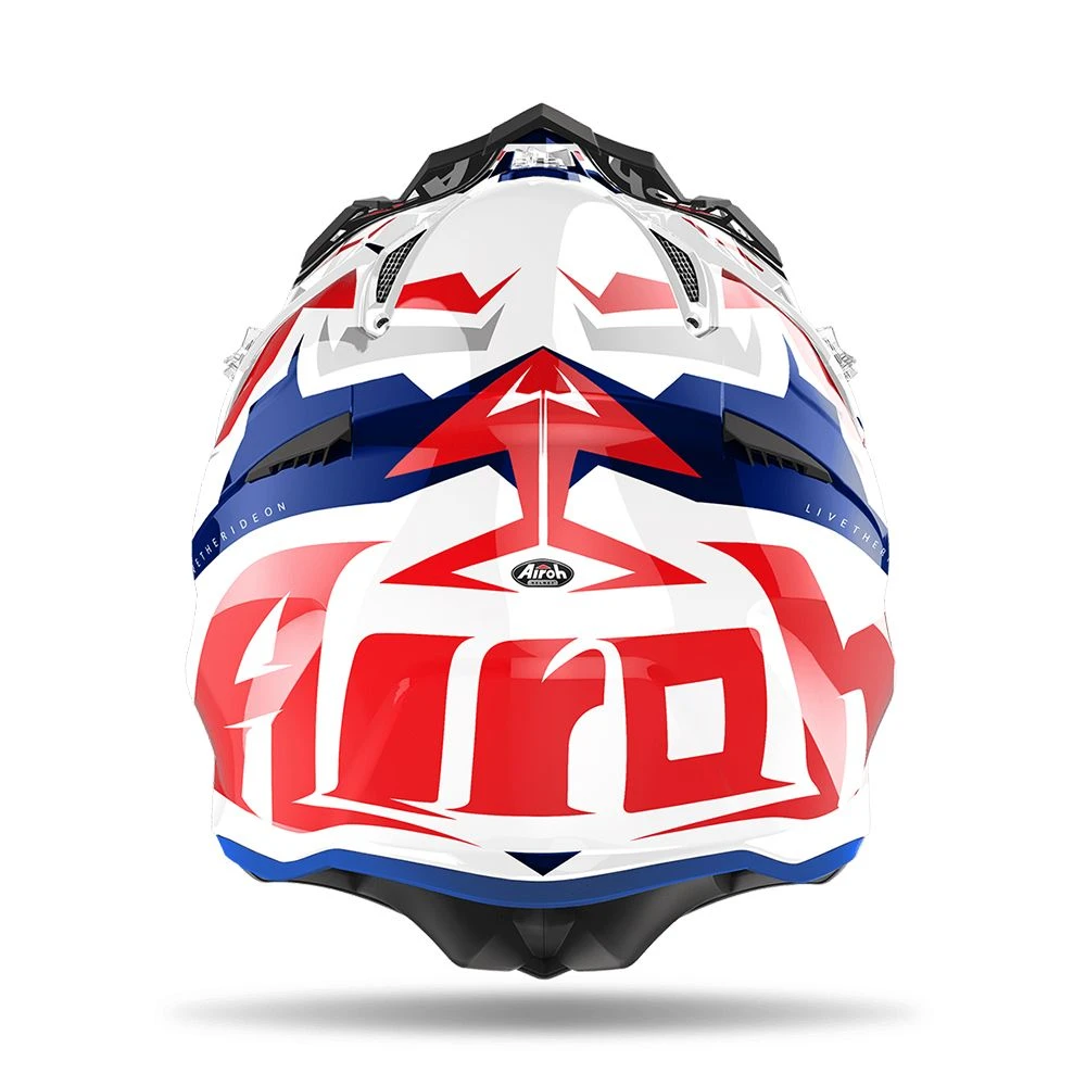 Airoh Aviator Ace Swoop Red Blue Helmet 3 Airoh Aviator Ace Swoop Red Blue Helmet - Afbeelding 3