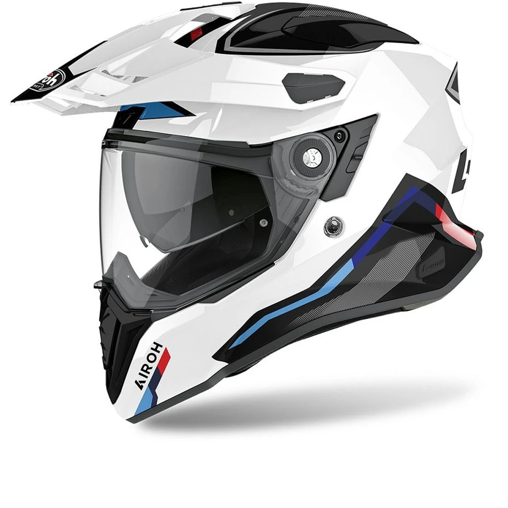 Airoh Commander Factor White Adventure Helmet 1 Airoh Commander Factor White Adventure Helmet