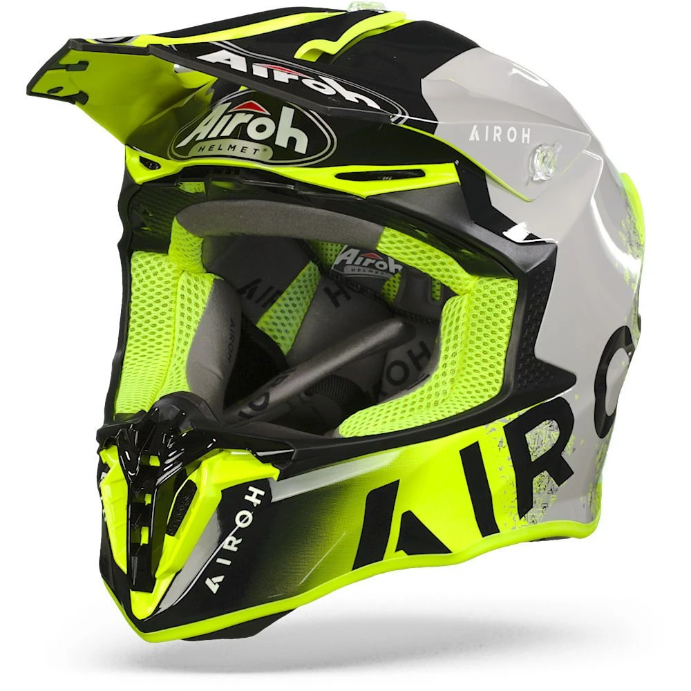 Airoh Twist 2.0 Bit Geel Grijs Crosshelm 6 Airoh Twist 2.0 Bit Geel Grijs Crosshelm - Afbeelding 6